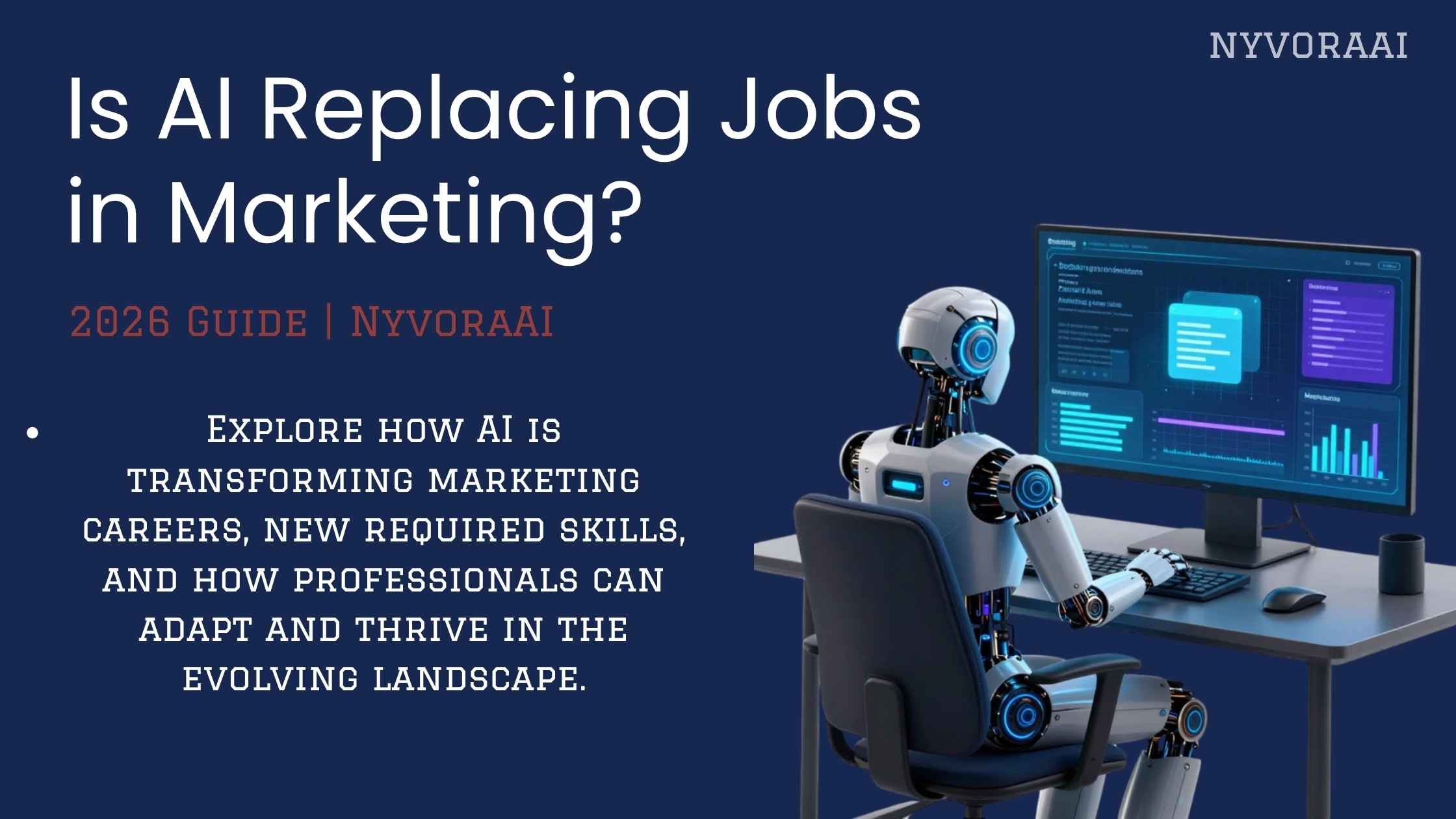 is AI replacing jobs in marketing - infographic showing the evolution of marketing roles from manual execution to AI strategy