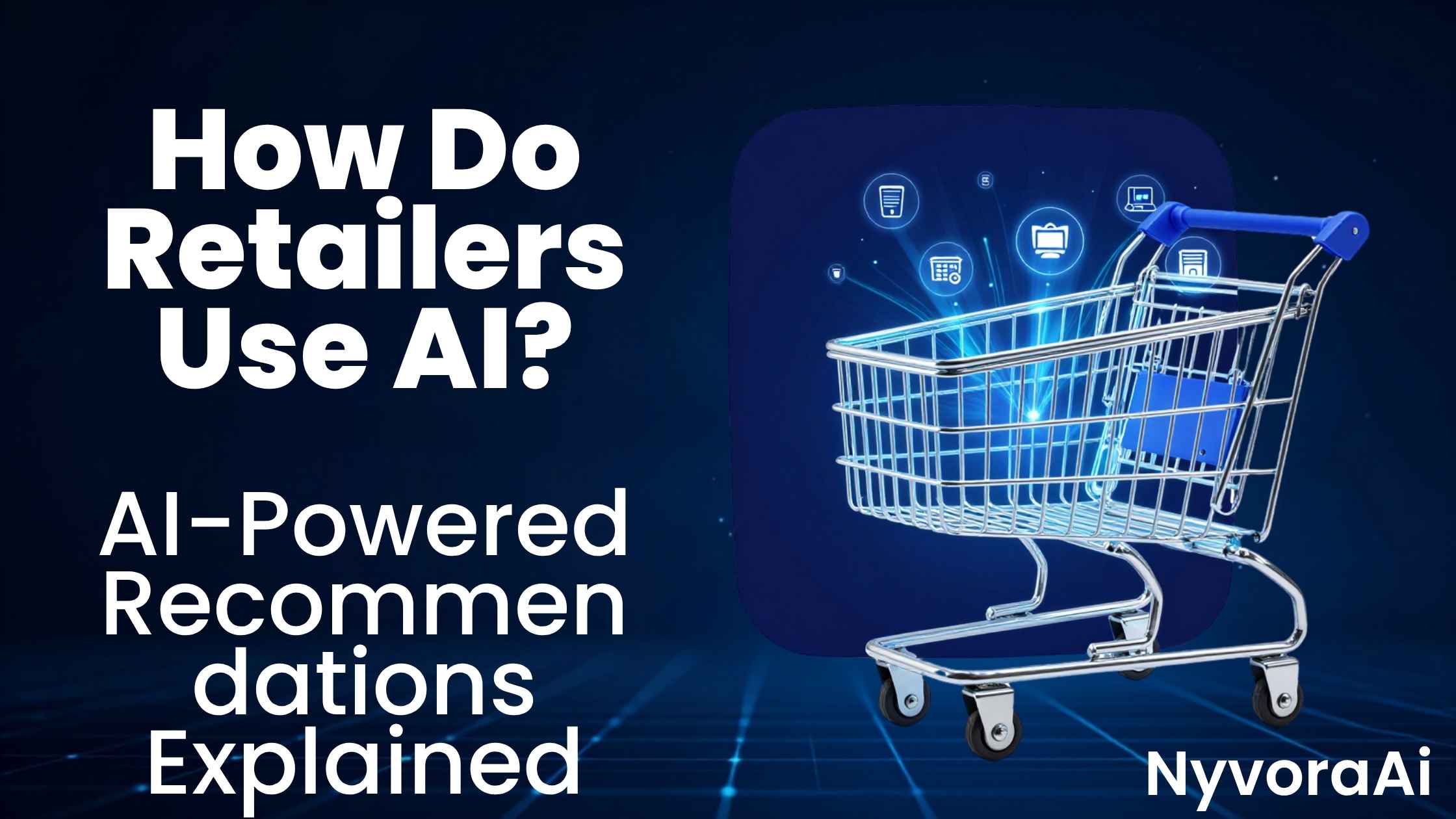how do retailers use AI for recommendations - visualization of data points connecting users to products via neural networks