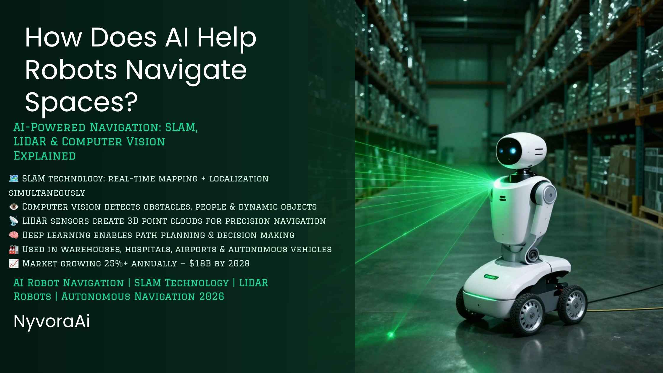 how does AI help robots navigate spaces - visualization of LiDAR point clouds and computer vision mapping a complex indoor environment