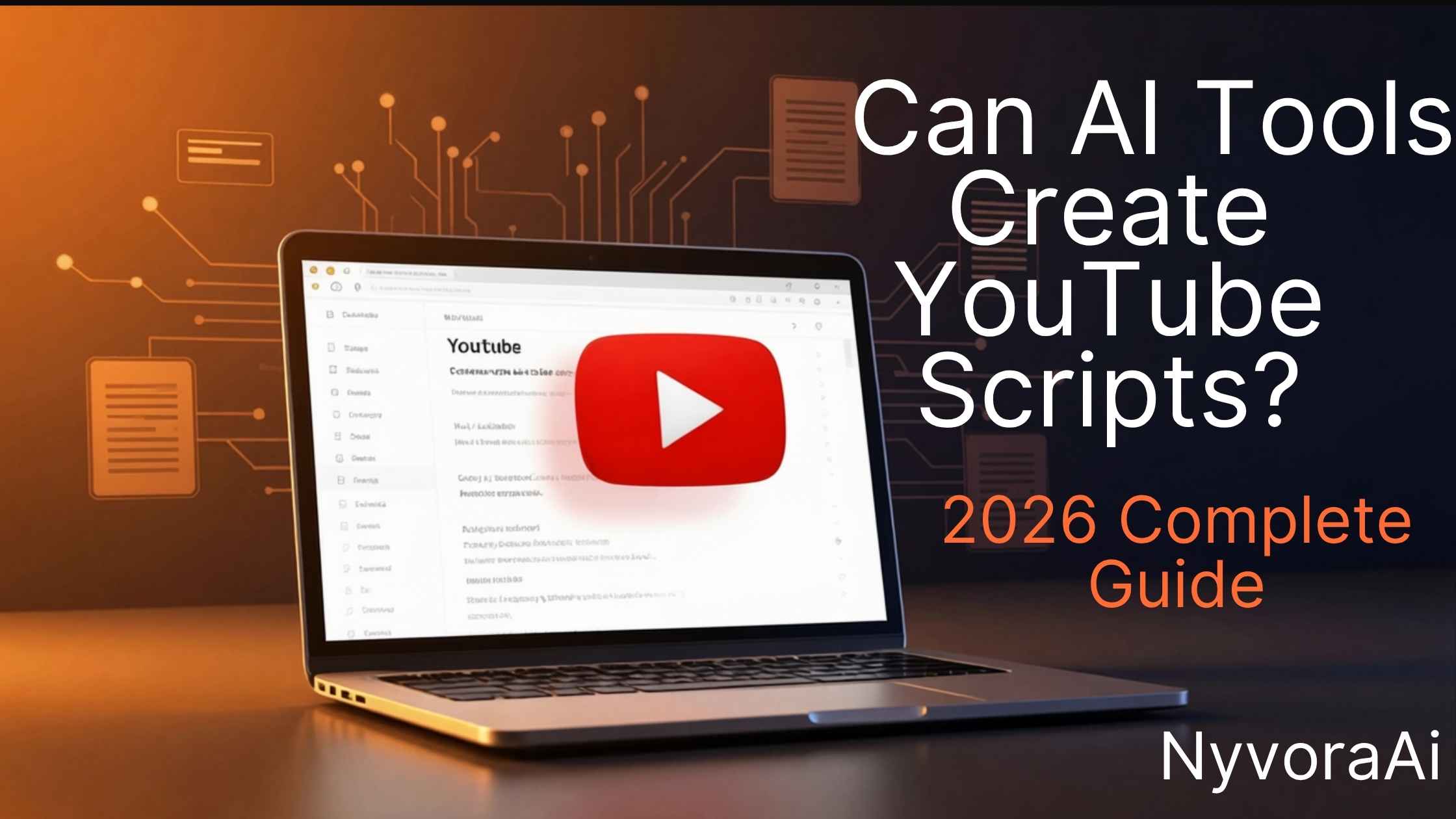 can AI tools create YouTube scripts - workflow showing AI generating video scripts with hooks, content, and CTAs