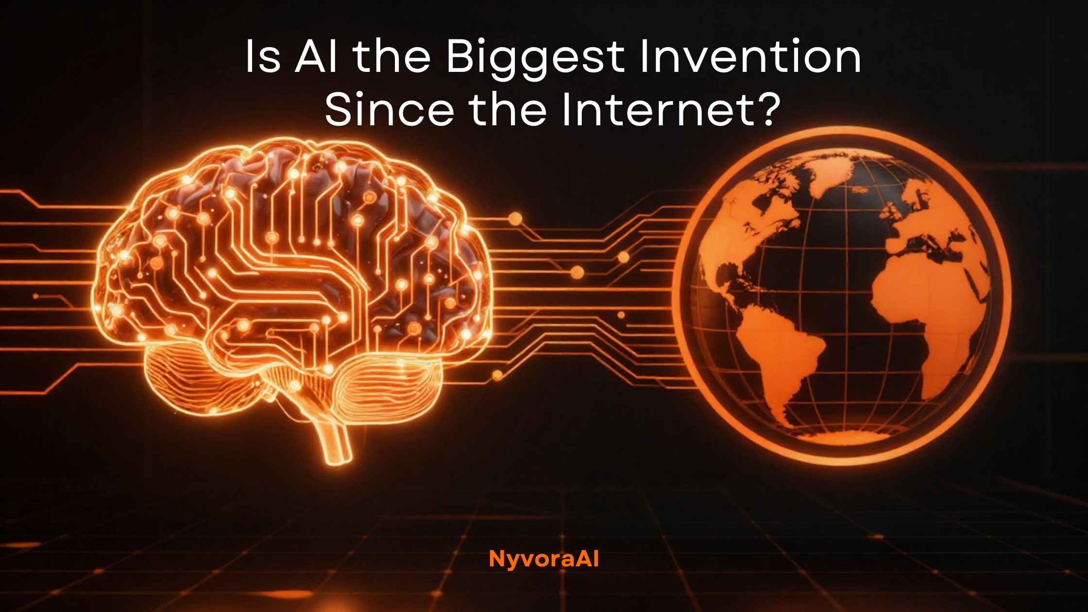 Is AI the biggest invention since the internet - Visual comparison showing the evolution from the early world wide web to modern neural networks