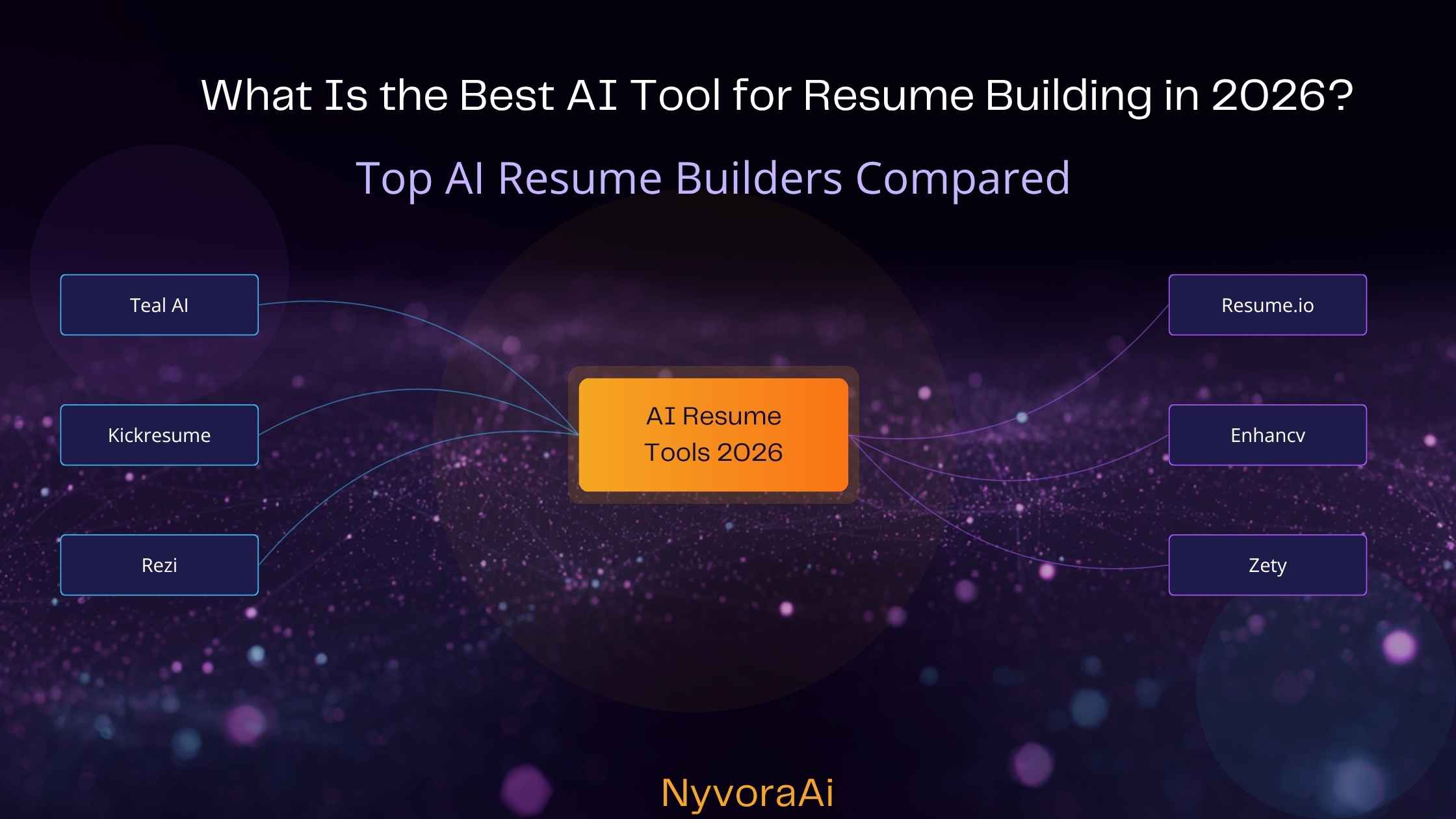 What is the best AI tool for resume building in 2026 - Digital illustration of a glowing AI interface analyzing and optimizing a professional resume document