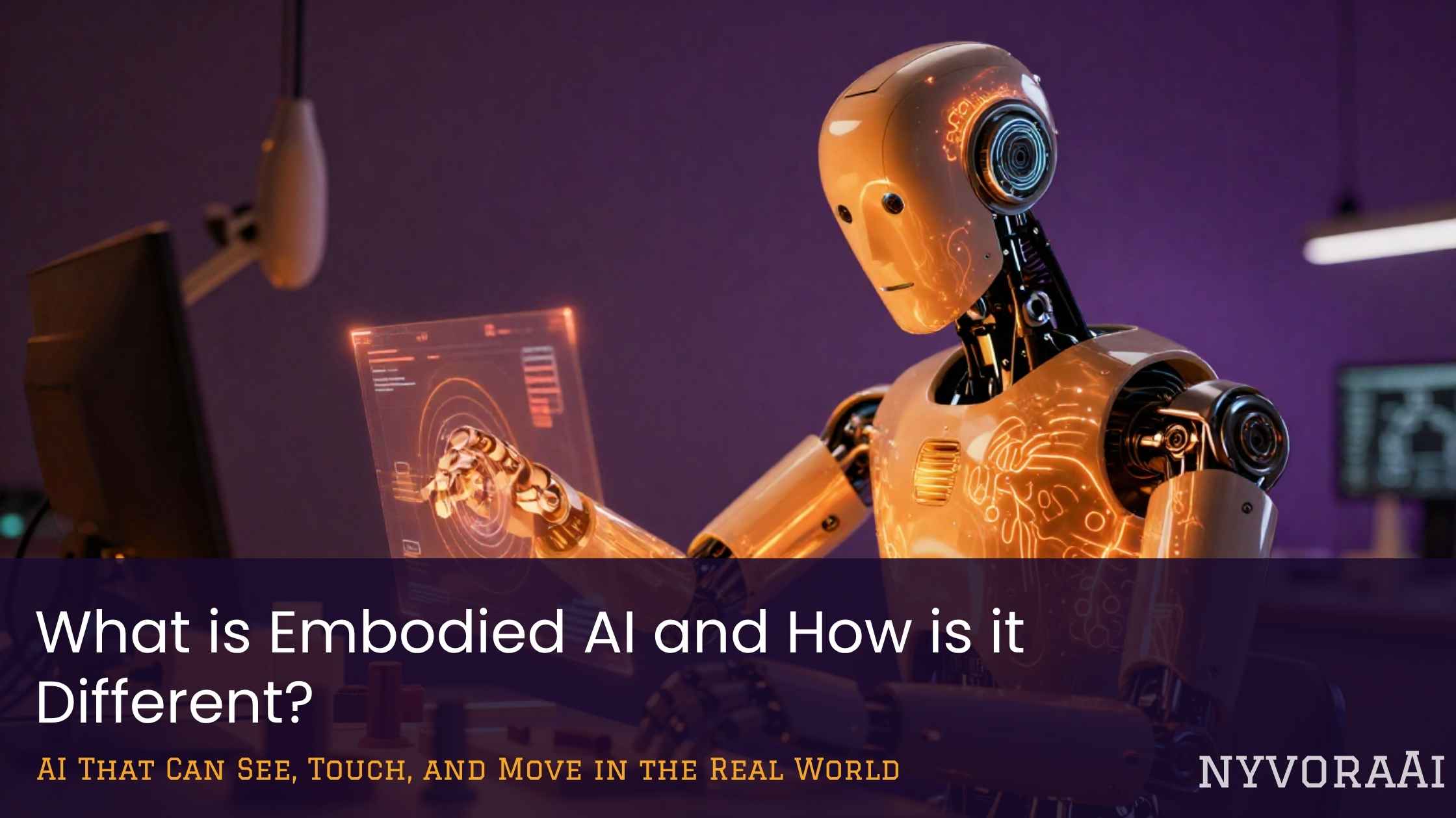 what is embodied AI and how is it different - comparison between traditional AI and embodied AI with physical robots