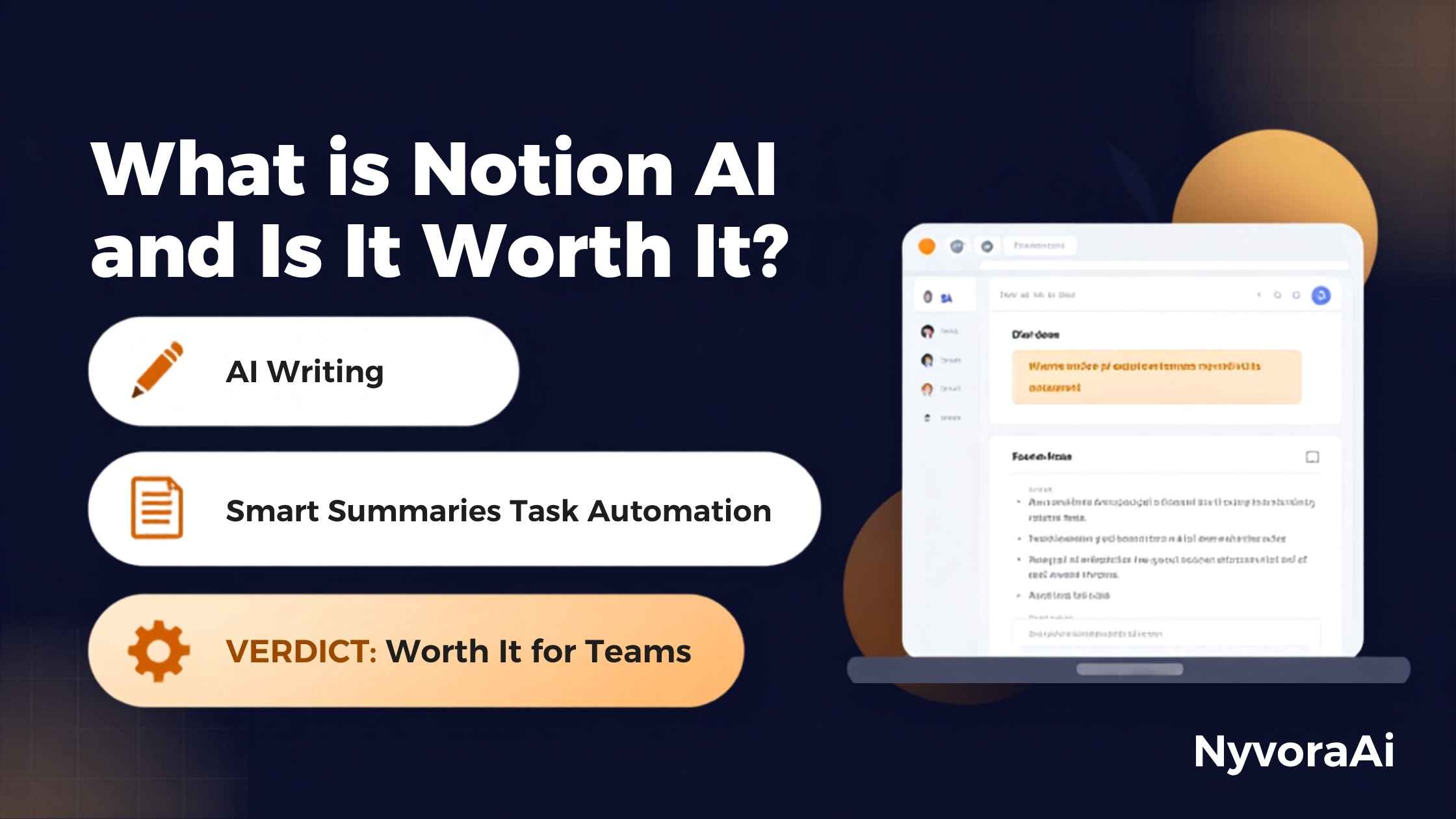 what is Notion AI and is it worth it - dashboard interface showing AI writing and summarization features in action
